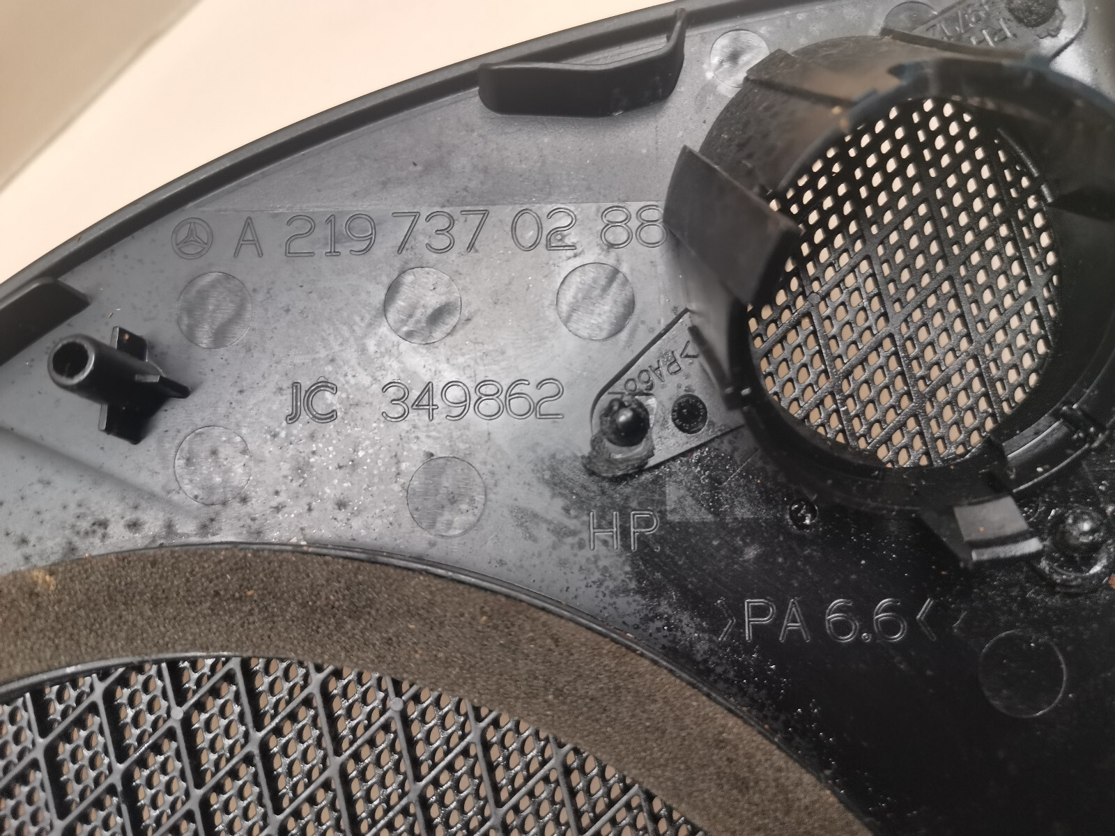 Cache Haut-parleur Noir Pour Mercedes Benz CL203 Classe C