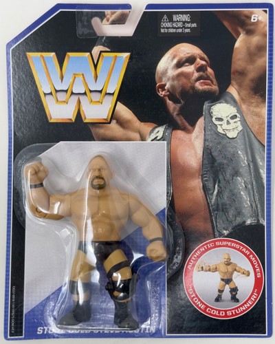 2017 MATTEL RETRO WWE SERIES 2 STONE COLD STEVE AU...