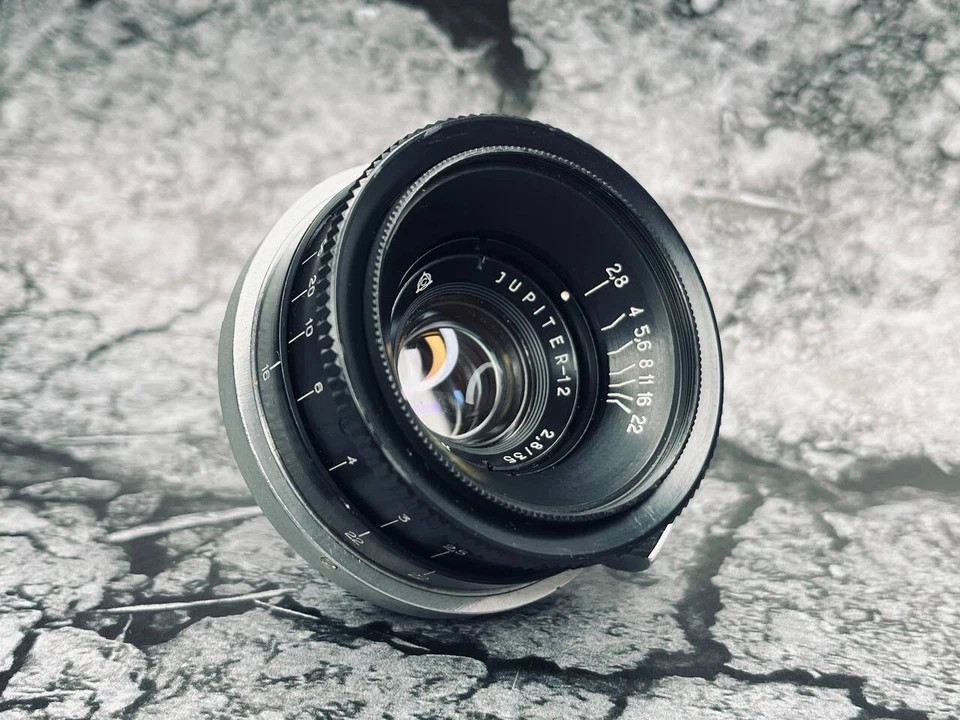 Jupiter 12 f2.8 35mm ( Carl Zeiss Biogon) Wide Angle Lens Kiev Contax RF Mount - Image 4 of 4