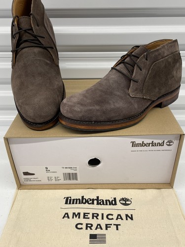 Timberland Men American Craft Brown Suede Chukka Size 7,10.5,11.5,12,13 - Picture 1 of 12