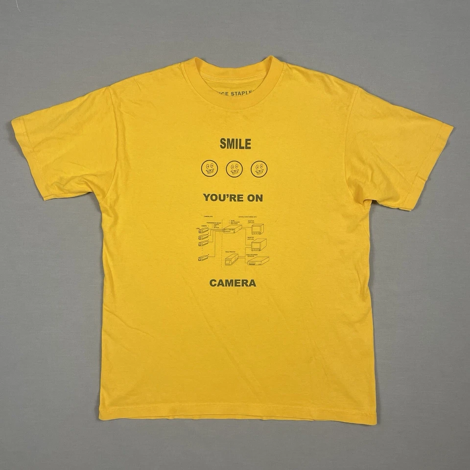 Мужская футболка Vince Staples средний размер Smile You're On Camera концертный графический тур - Изображение 2 из 4