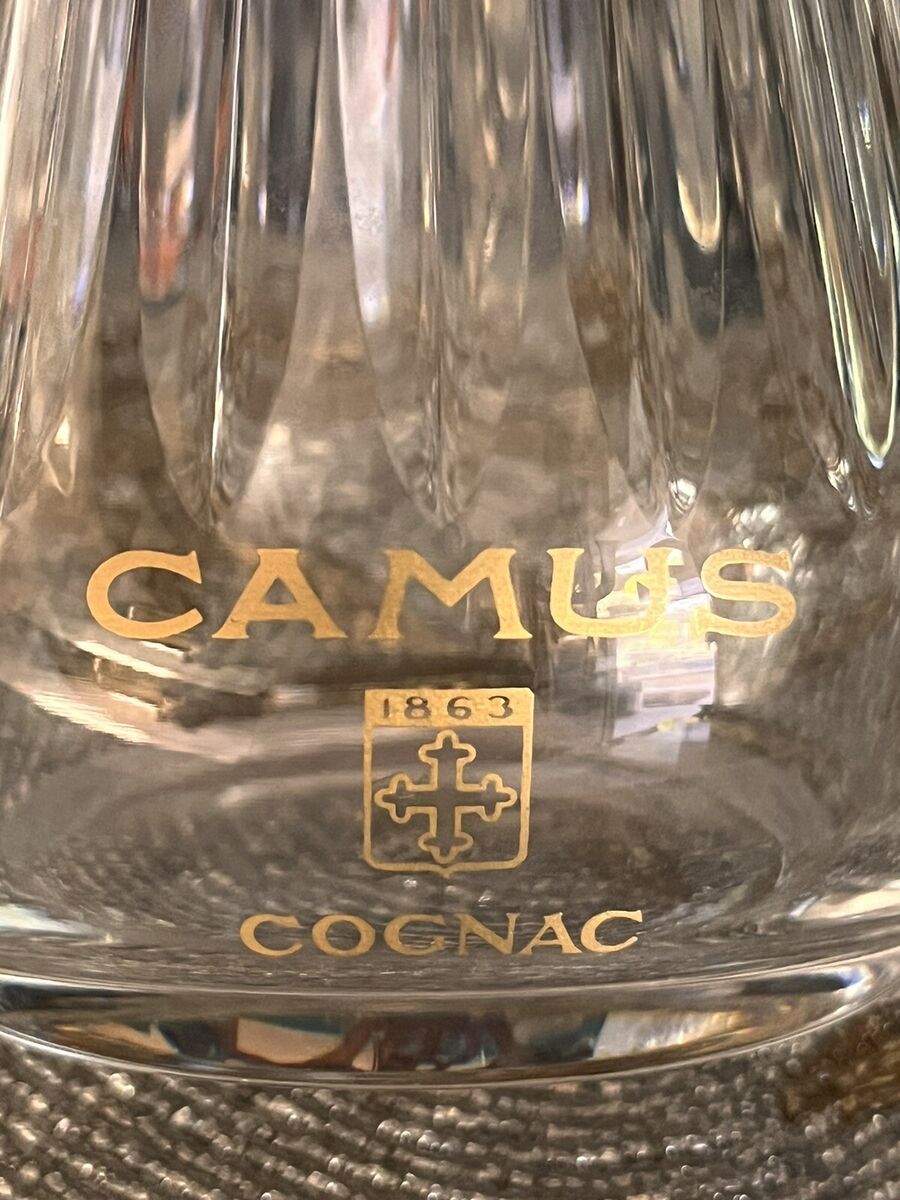 Baccarat France Crystal Decanter Made For Camus Cognac 1853 Baccarat France Crystal Decanter Made For Camus Cognac 1853