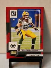 2022 Donruss #96 David Bakhtiari RED SP Hobby Green Bay Packers OT