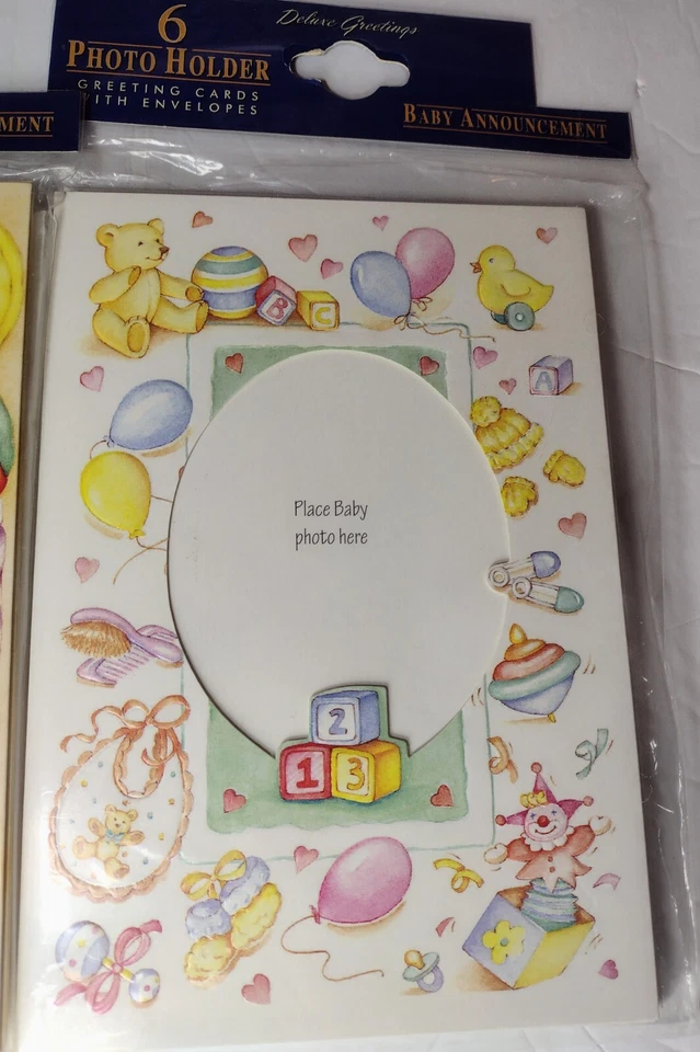 Роскошный винтажный держатель для поздравительных открыток с фотографиями объявлений о ребенке упаковка 3 шт. - Изображение 2 из 4