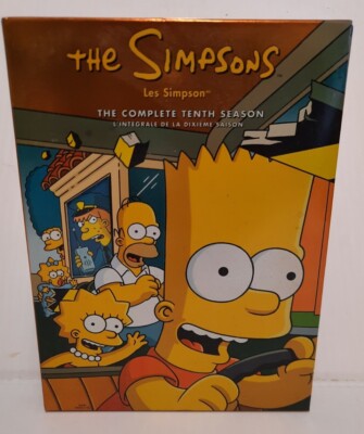 The Simpson's 10th Tenth Season DVD box set Simpsons