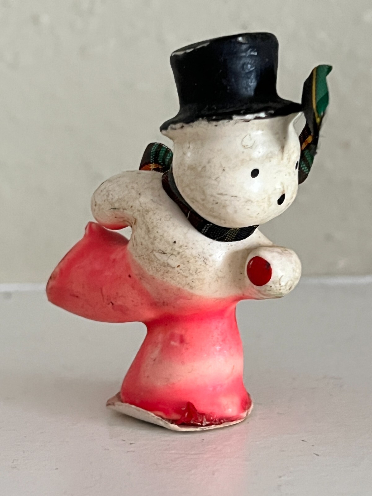 W&F Gurley Novelty Co. Skiing Snowman Hollow Milk Chocolate Peel Away