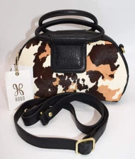 HOBO Intl Small Sheila Satchel Bag in "Cow Print"