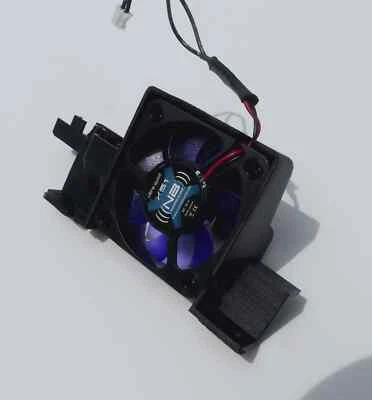GameCube 50mm Fan Adapter Complete Replacement Kit Bracket + Fan + Cable