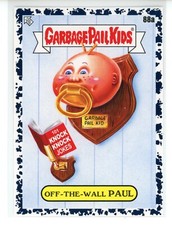 2022 Topps Garbage Pail Kids Book Worms Inkwell Black #88a Off-the-Wall PAUL