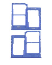 Replacement Dual Sim Card Tray Compatible For Samsung Galaxy A41 - A415 - Blue