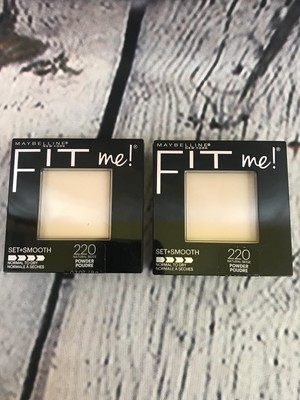 Lot Of 2 -Maybelline Fit Me! Pressed Powder, #220 Natural ...