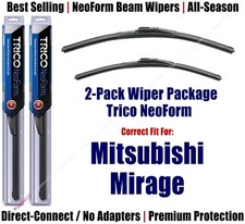 2pk Super-Premium NeoForm Wipers fit 2014+ Mitsubishi Mirage 16240/160