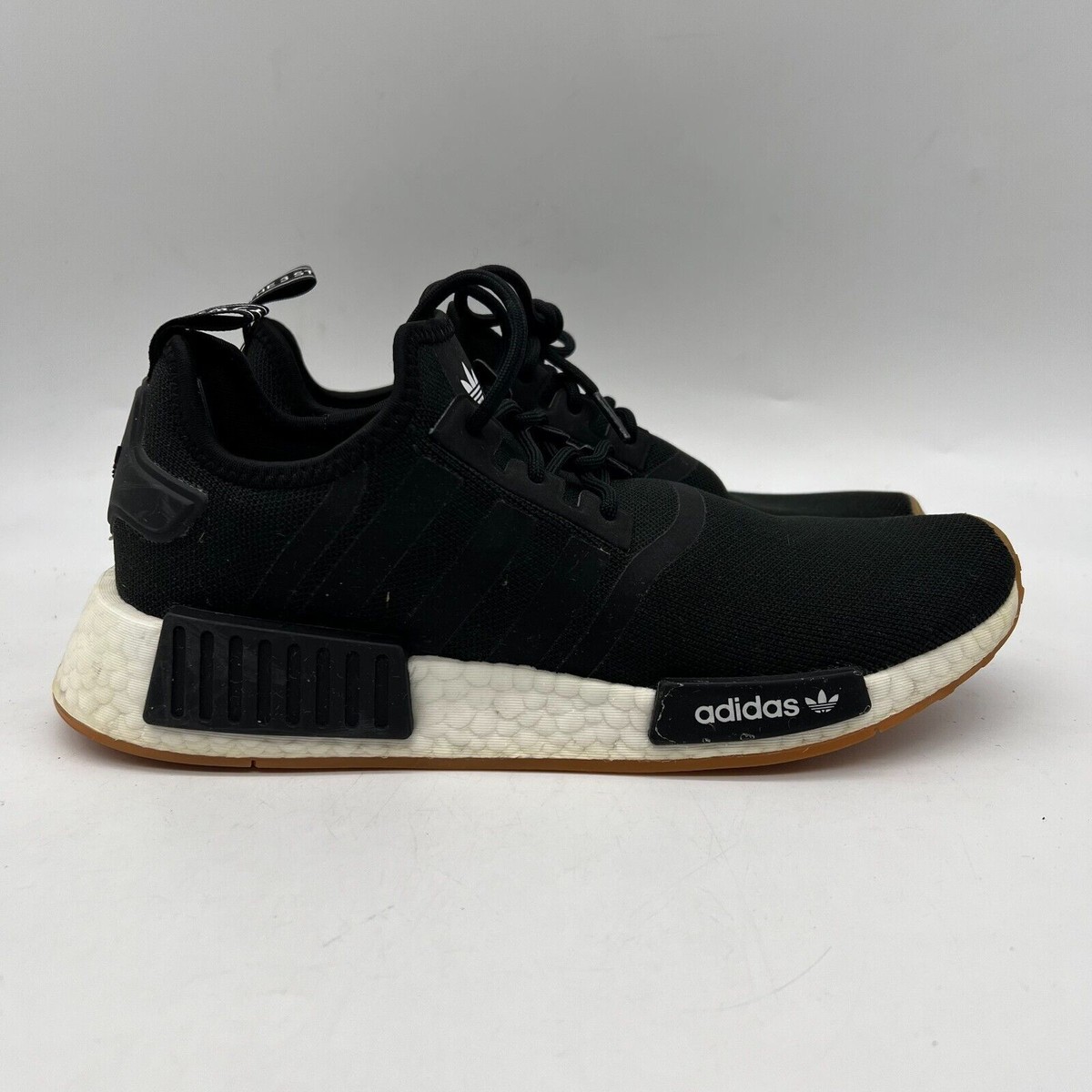 Adidas Mens Running Shoes Black Comfort Low Top Lace Up Size 8 | eBay
