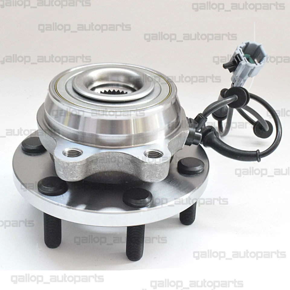 2x Front Wheel Bearing Hub for Nissan Navara D40 (Spain) AWD ABS Pathfinder R51 - image 3 of 4