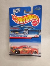 2000 Hot Wheels #74 First Editions '41 WILLYS Orange w/Chrome 14/36 24383 DD10