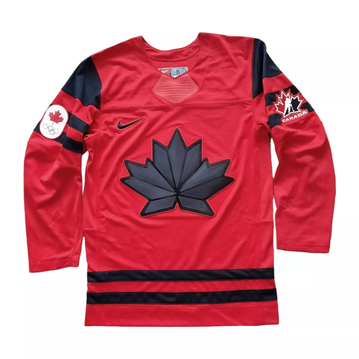 Men's Red International Hockey Team Canada IIHF 2022 Replica Olympics Jersey