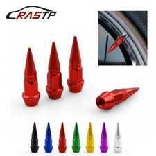 Car Motorcycle Auto Bike Dustproof Spike Shape Tire Wheel Stem Valve Caps 4PCS