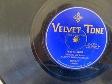 Victrola Record That's Living / Jericho tono velluto 1908
