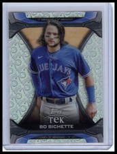2021 Topps Update #TTA-13 Bo Bichette Topps Tek 70th Anniversary Box Topper