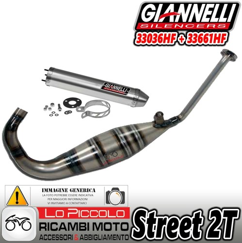 Giannelli Exhaust Complete Aluminum Aprilia RS4 50 2011 - 2015