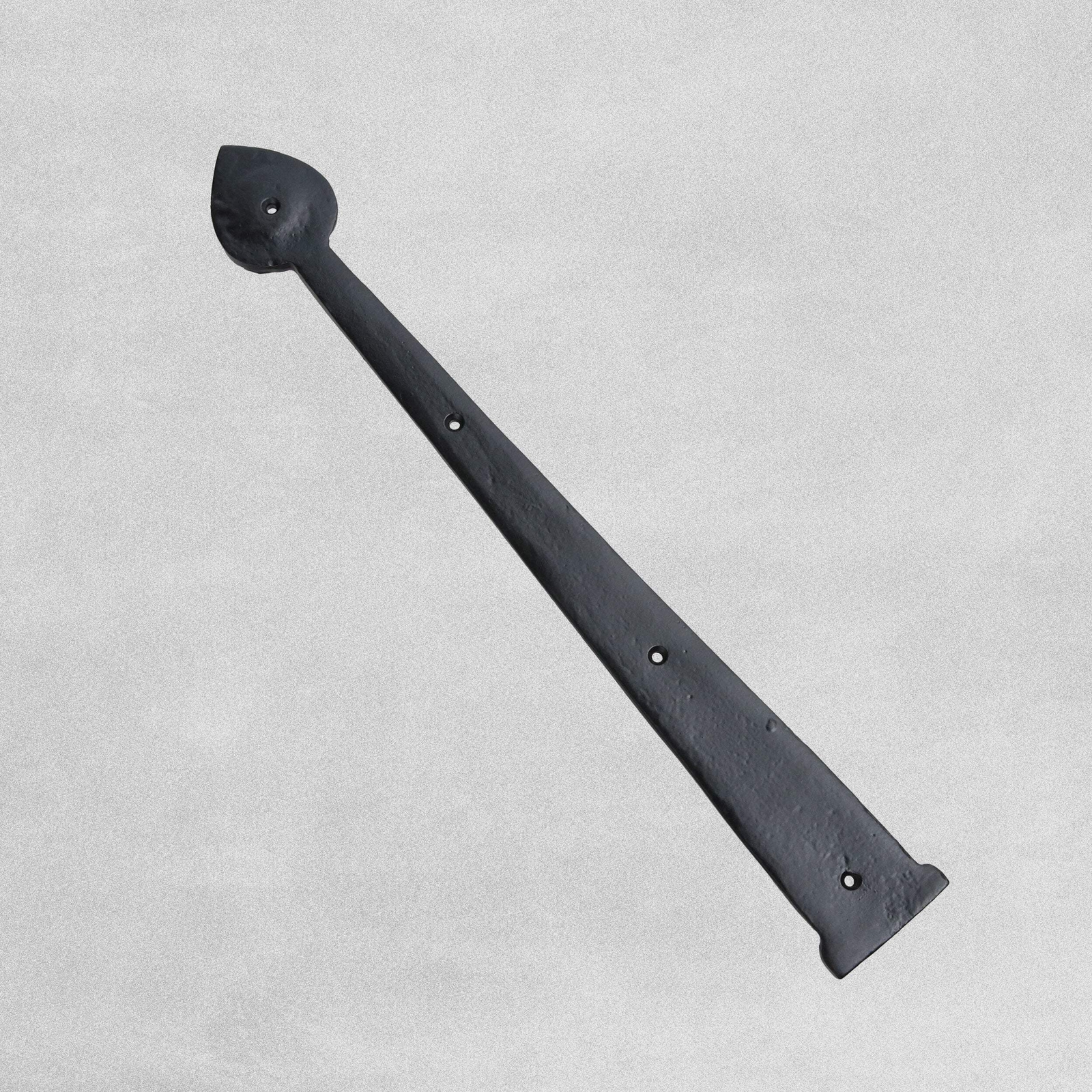 Hinge Front 410 x 58mm Antique Black Gate Shed Door Hardware Ironmongery