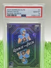 Panini 2024 Donruss Elite Drake Maye Rookie on Deck #3 Patriots PSA 10
