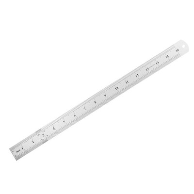 Straight Ruler 400mm 16 Inch Metric Stainless Steel Measuring Ruler ...