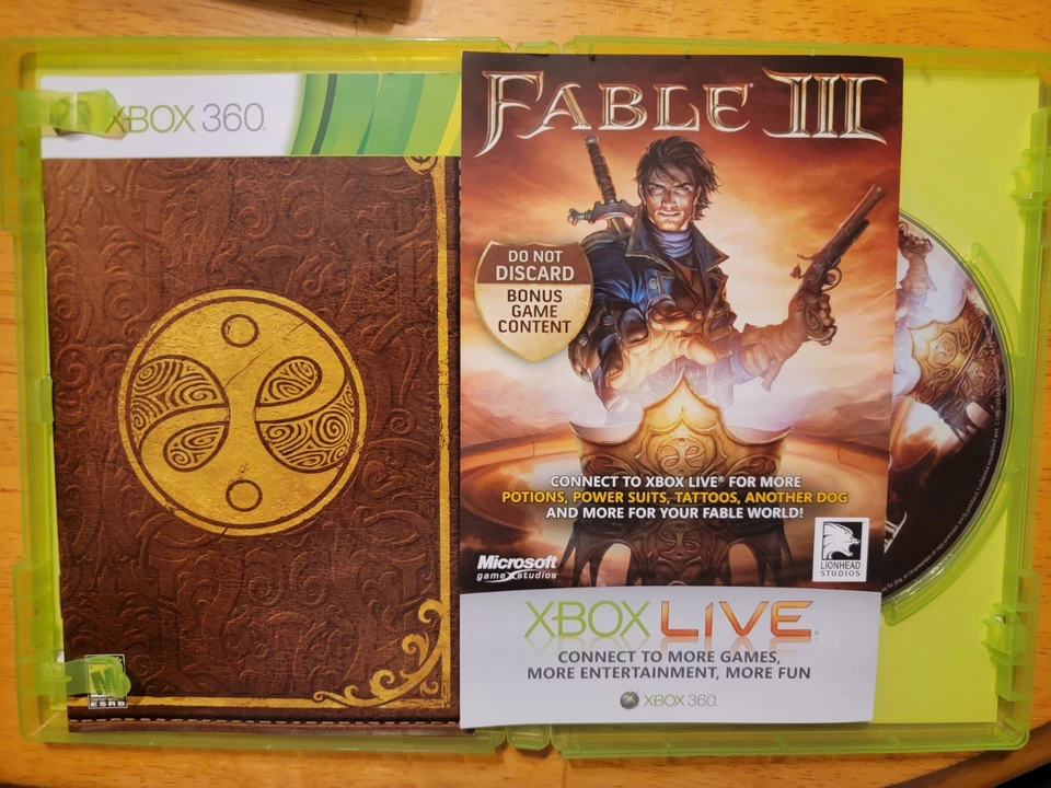 Juego Fable 3 Xbox 360 No para Versión de Reventa Completo CIB Fable III Microsoft  Foto 2 de 3