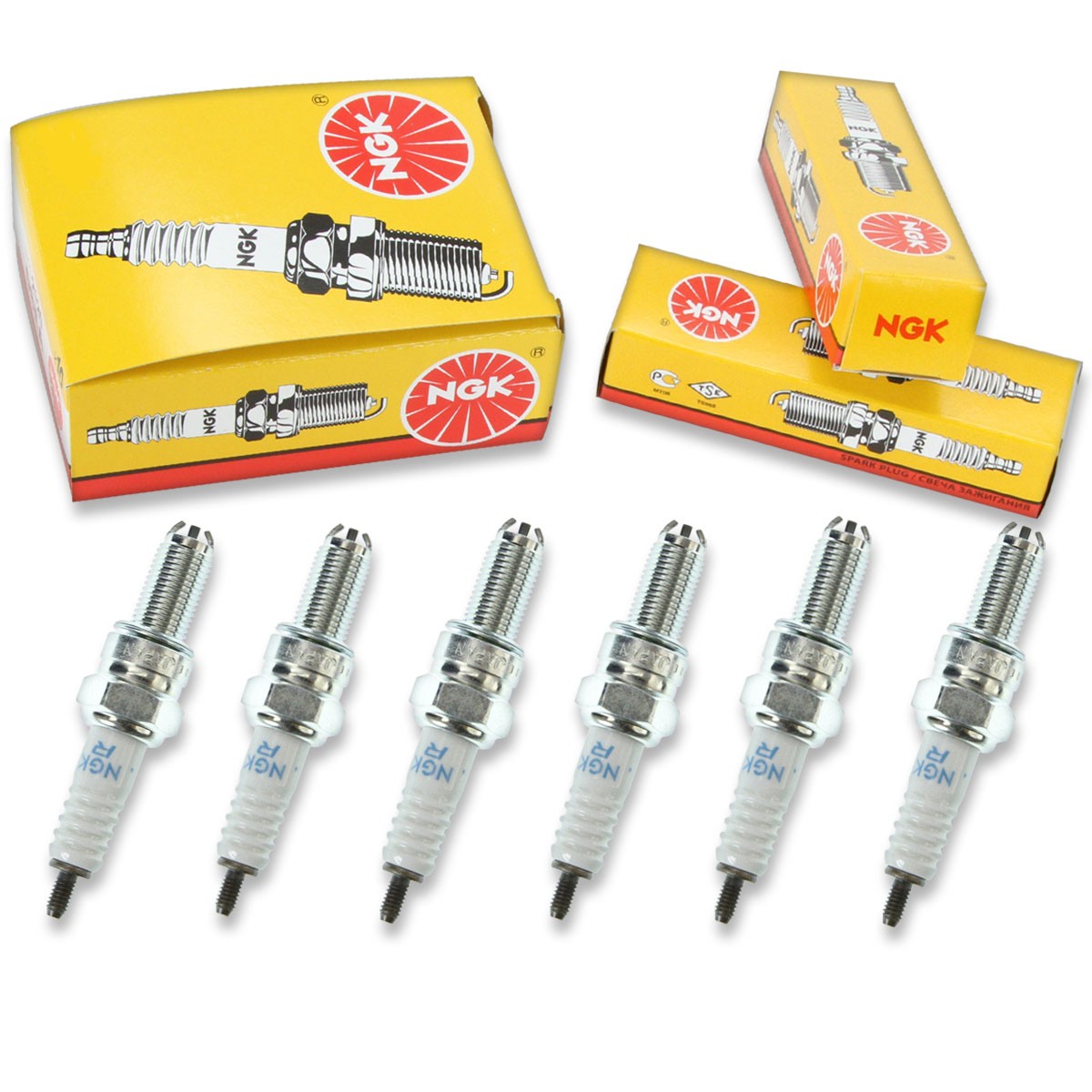 6 pc NGK 3478 CR8EK Standard Spark Plugs for U24ETR 92070-1265 92070-1158 zo
