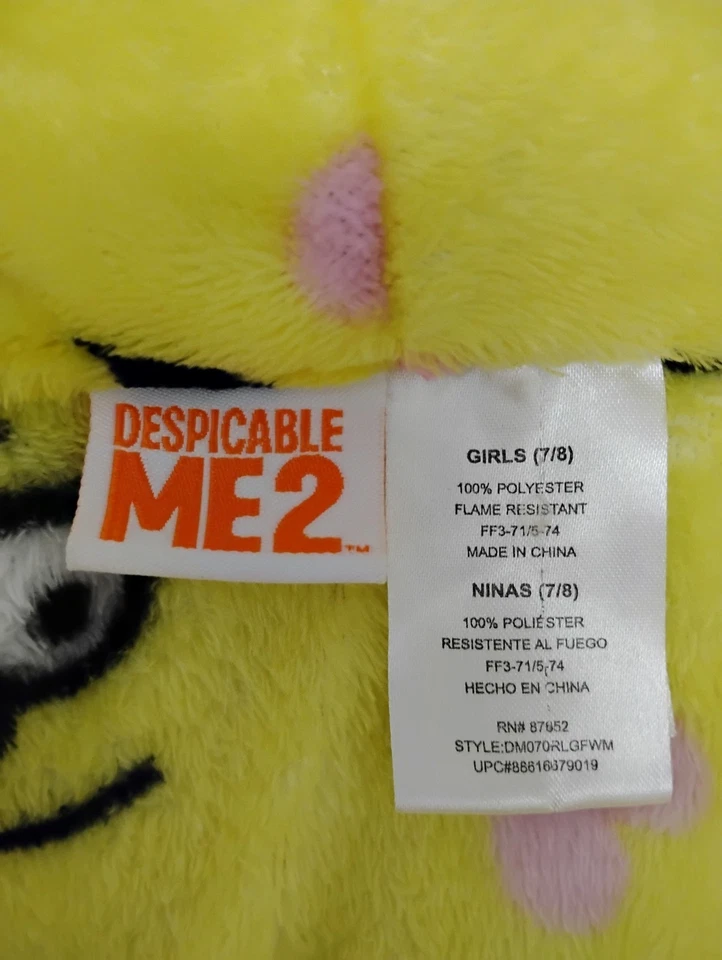 Bata de baño infantil Despicable Me Minions talla 7-8 Foto 2 de 4