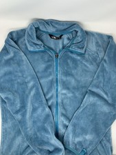 Girls The North Face Light Blue Fleece Full Zip Jacket Girls XL