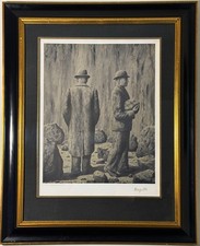RENE MAGRITTE - (LE CHANT DE LA VIOLETTE) L.E. 60/200 SIGNED BY ARTIST WIFE.