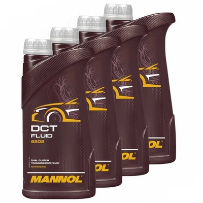 VW G 052182 G 052529 PSA 9734.S2 Audi Skoda MANNOL DCT Getriebeöl DSG 4x 1 Liter