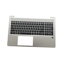 Replacement Laptop Upper Case Palmrest Backlit Keyboard Assembly Part for HP 