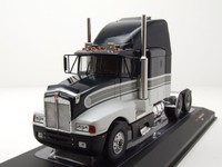 Kenworth T600 A Zugmaschine 1986 Schwarz Weiß Modellauto 1:43 Ixo Models