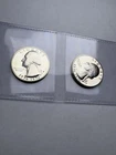 2x 1976-S Proof Silver Bicentennial Washington Quarters