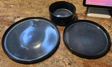 Famiware Nebulas blue Stoneware Dinner Place Settings, 4 settings