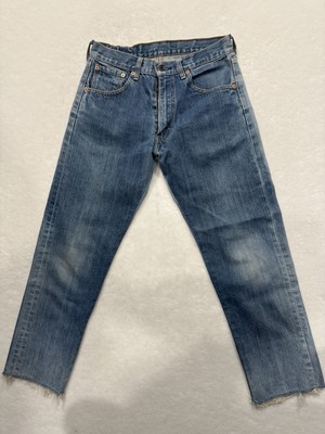 Vintage 90s Levi's 503 Jeans 30x27 Light Wash Denim Jeans Back