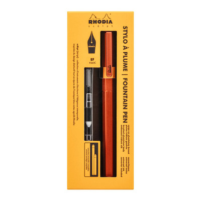 Rhodia Rhodia scRipt, Füllfederhalter, Federstärke EF - Orange 9365C