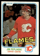 1981-82 O-Pee-Chee Jim Peplinski RC #49