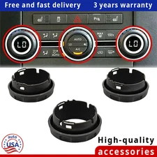 3x A/C Volume Control Knob Compatible for 2006-2013 Range Rover Sport