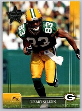2002 Leaf Rookies & Stars 34 Terry Glenn    Green Bay Packers Football Card