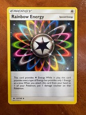Carta Pokemon Energia Arcobaleno 137/149 Sole e Luna Allenatore Non Comune LP