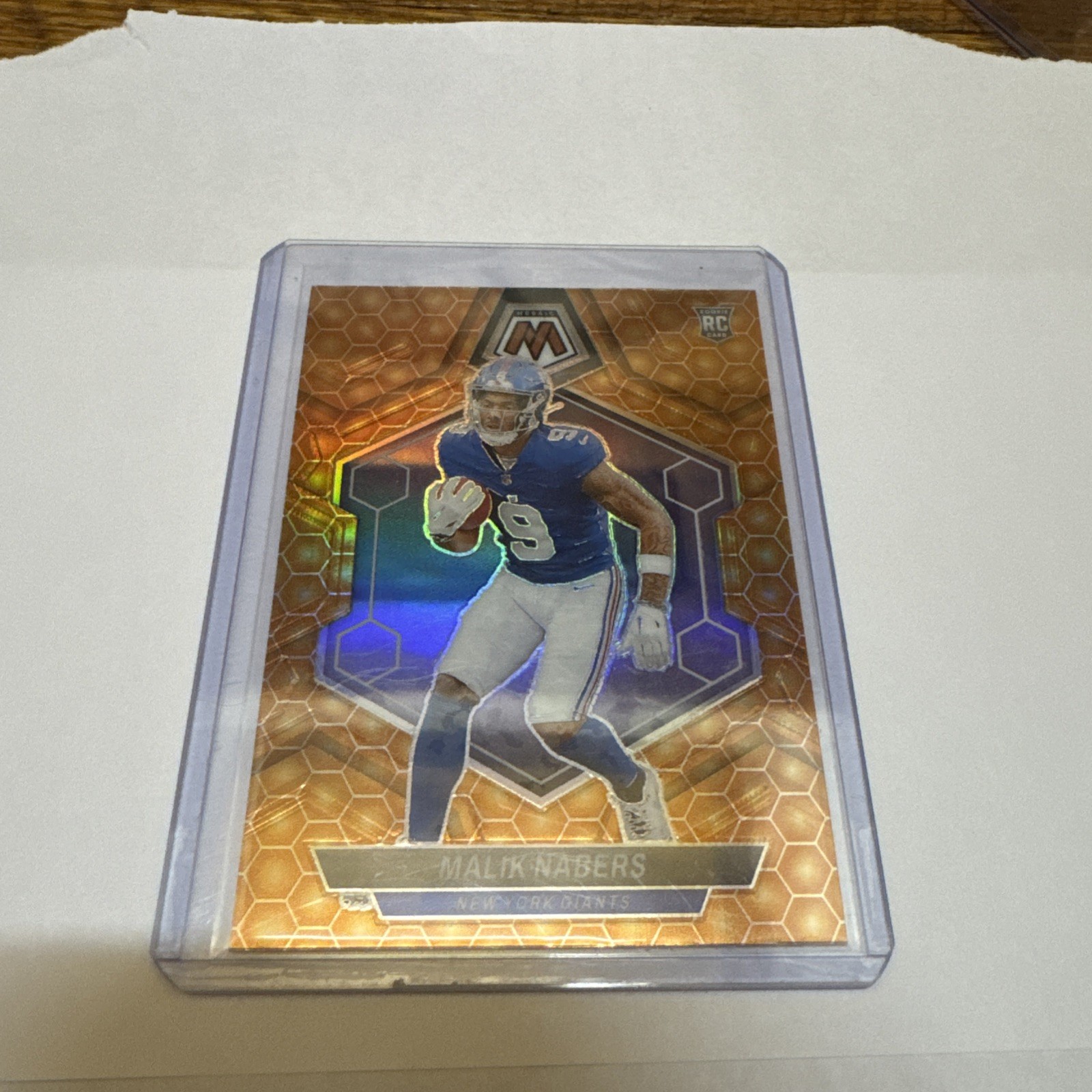 2024 Panini Mosaic - Rookies Malik Nabers #306 Honeycomb Prizm (RC)