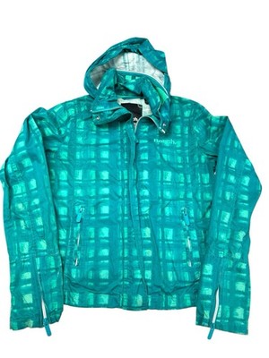 BENCH Women's Green Jacket Trekking Hiking Walking Full Zip Size Medium Hooded