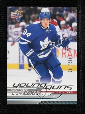 2024-25 Series 1 2024-25 Young Guns Exclusives Achievement Auston Matthews 17nu