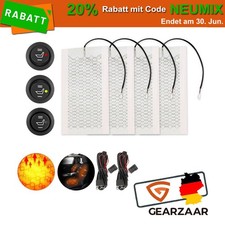 2x Auto Carbon Universal Sitzheizung Heizmatten Nachr�stsatz KFZ PKW 2 Stufen