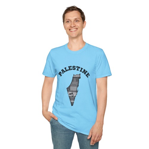 Palestine Softstyle T-Shirt, Comfortable Unisex Tee for Proud Heritage, Gift for - Picture 42 of 62