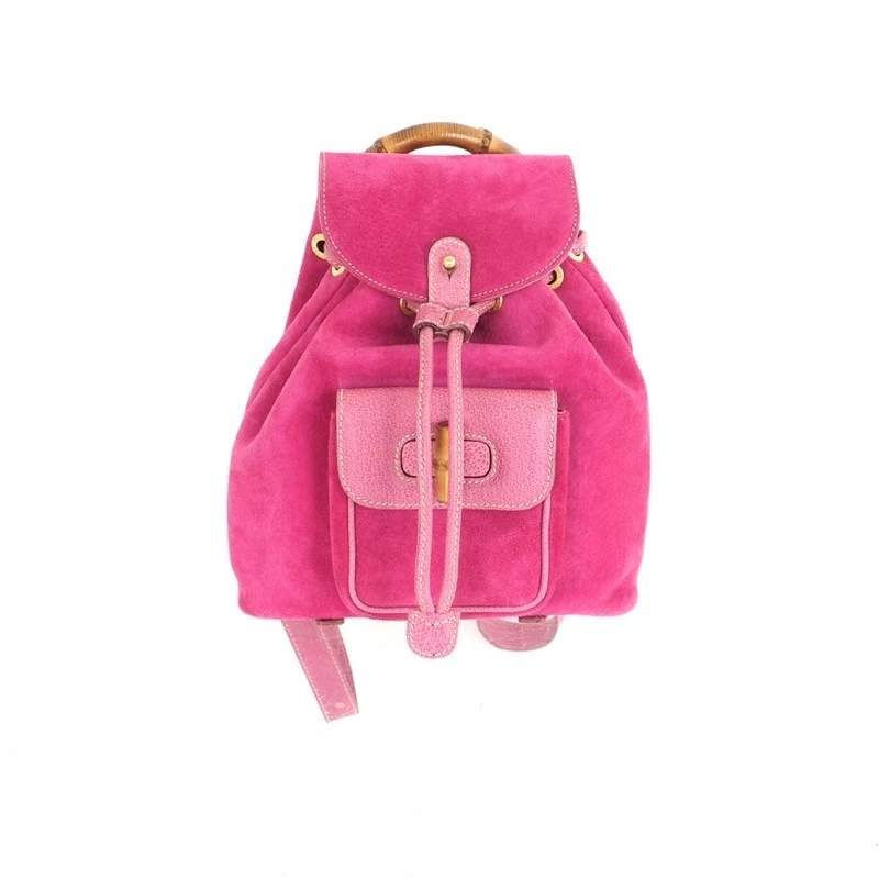 Gucci Bamboo Suede Exterior Backpack Bags & Handbags for  display picture 3