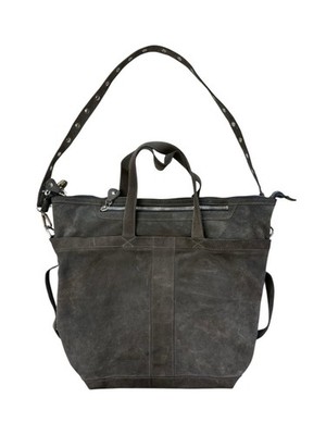 Jimmy Choo x H&M Leather Tote Bag Brown Adjustable Strap Large